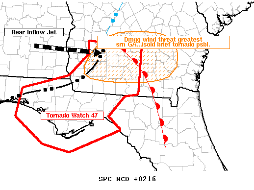 Mesoscale Discussion 216