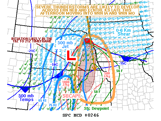 Mesoscale Discussion 246