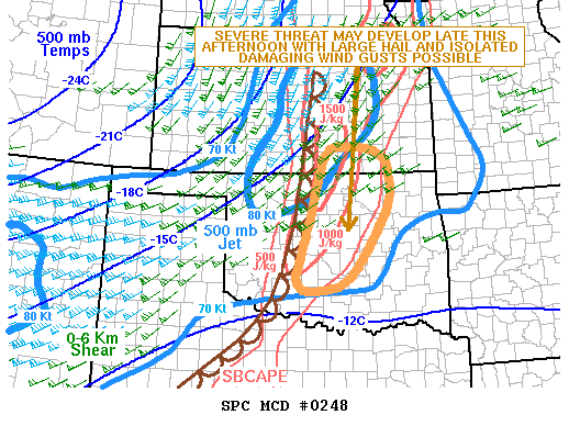 Mesoscale Discussion 248