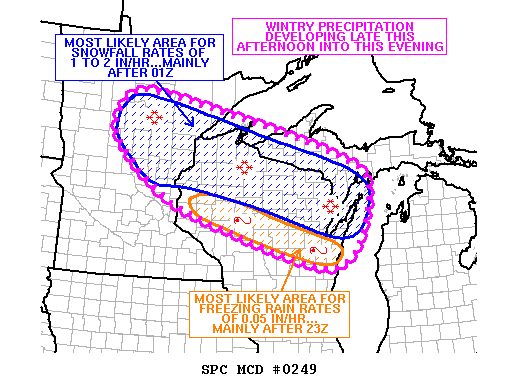 Mesoscale Discussion 249