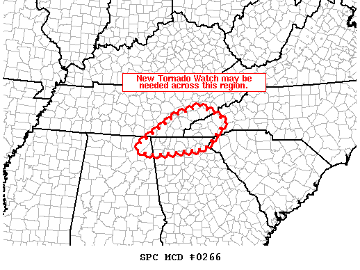 Mesoscale Discussion 266