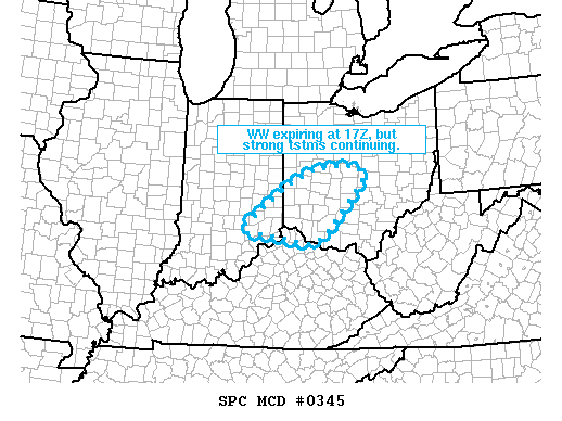 Mesoscale Discussion 345