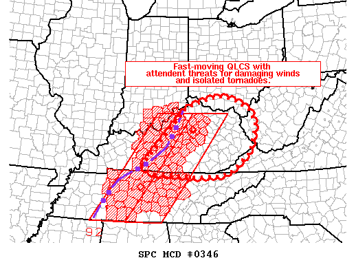 Mesoscale Discussion 346