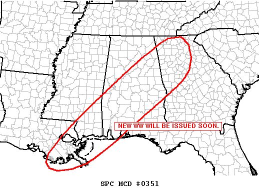 Mesoscale Discussion 351