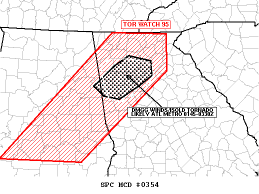Mesoscale Discussion 354