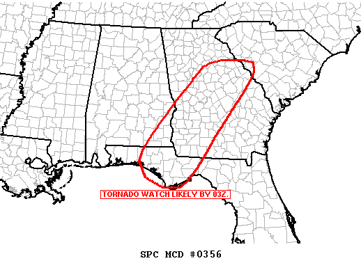 Mesoscale Discussion 356
