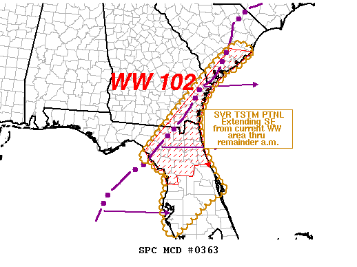 Mesoscale Discussion 363