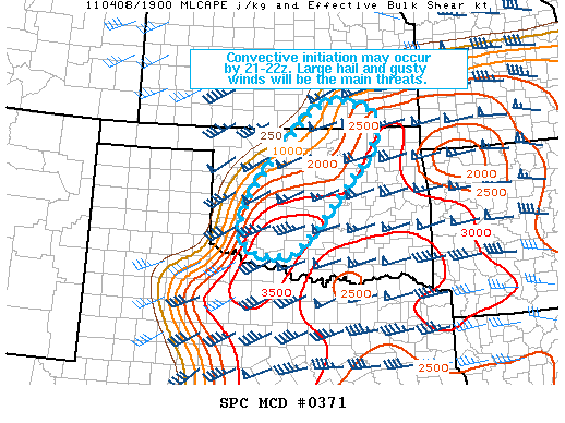 Mesoscale Discussion 371