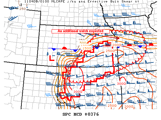 Mesoscale Discussion 376