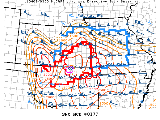 Mesoscale Discussion 377
