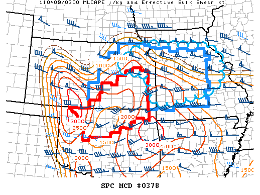 Mesoscale Discussion 378