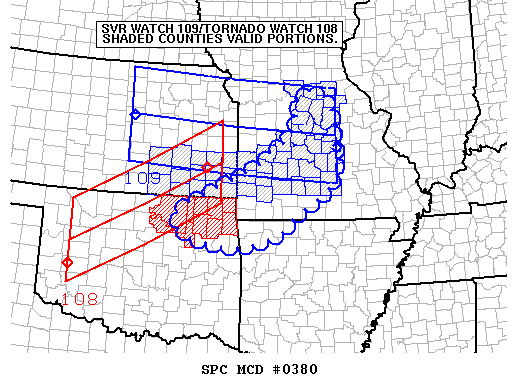 Mesoscale Discussion 380