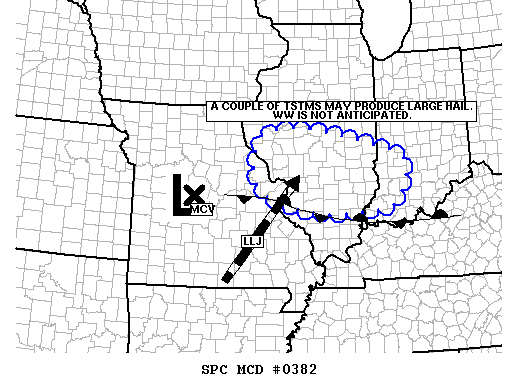 Mesoscale Discussion 382