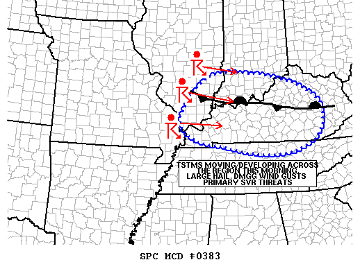 Mesoscale Discussion 383