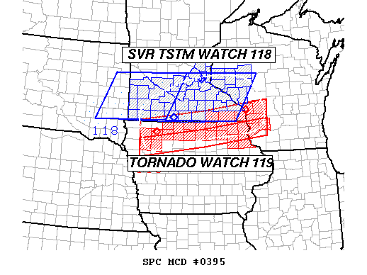 Mesoscale Discussion 395