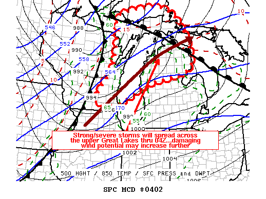 Mesoscale Discussion 402
