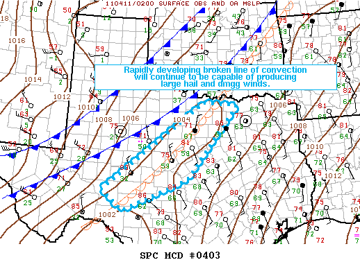 Mesoscale Discussion 403