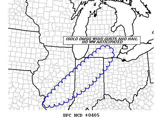 Mesoscale Discussion 405