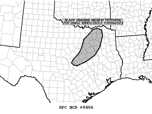 Mesoscale Discussion 406