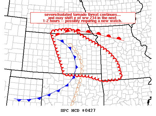 Mesoscale Discussion 427