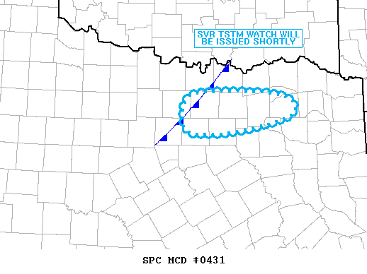 Mesoscale Discussion 431