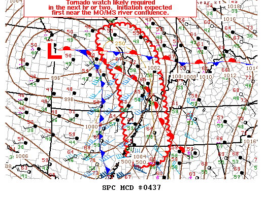 Mesoscale Discussion 437