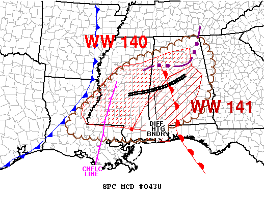 Mesoscale Discussion 438