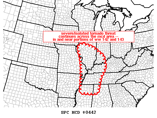 Mesoscale Discussion 442
