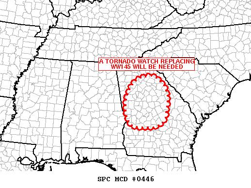 Mesoscale Discussion 446