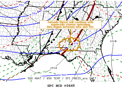 Mesoscale Discussion 449