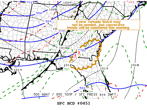 Mesoscale Discussion 451