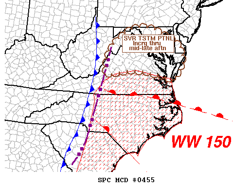 Mesoscale Discussion 455