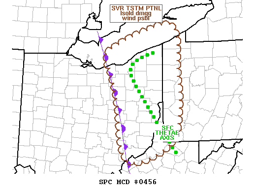 Mesoscale Discussion 456