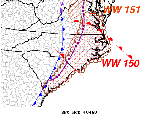 Mesoscale Discussion 460