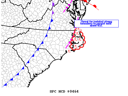 Mesoscale Discussion 464