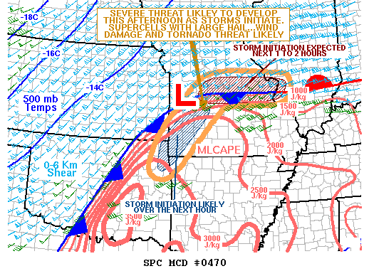 Mesoscale Discussion 470
