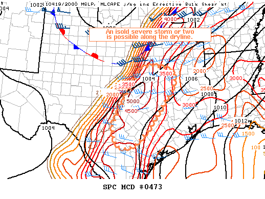Mesoscale Discussion 473