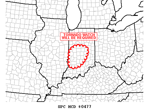 Mesoscale Discussion 477