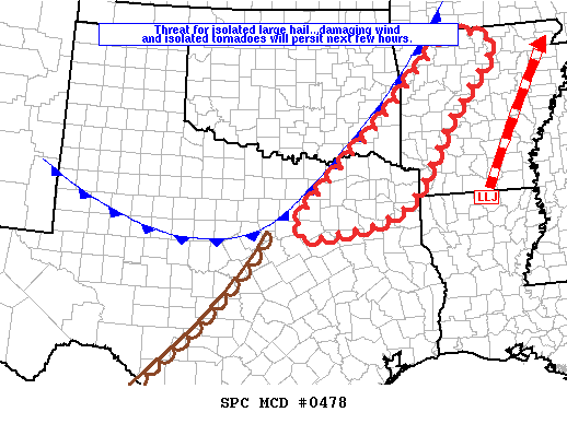 Mesoscale Discussion 478