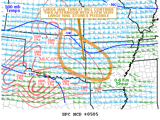 Mesoscale Discussion 505
