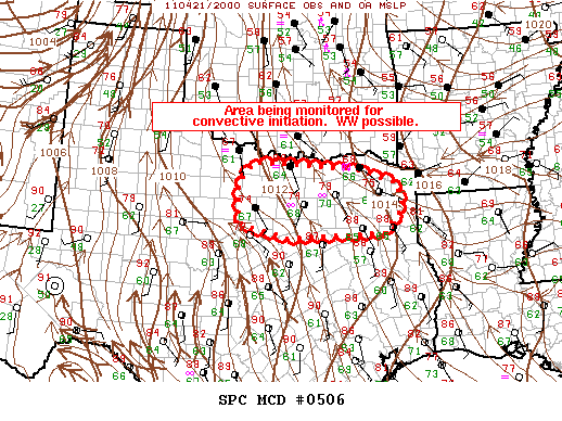 Mesoscale Discussion 506