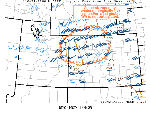 Mesoscale Discussion 509