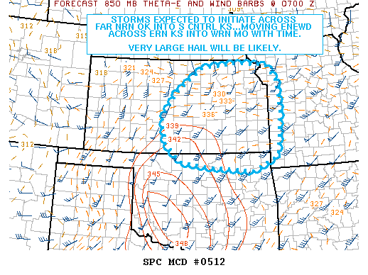 Mesoscale Discussion 512