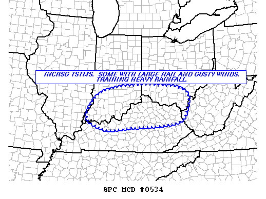 Mesoscale Discussion 534