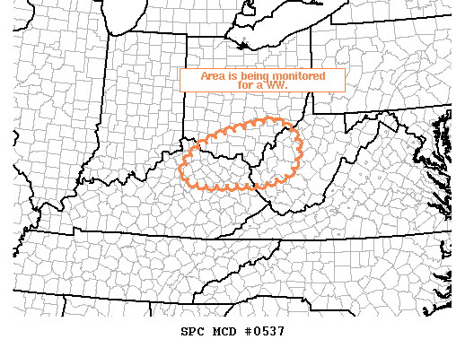Mesoscale Discussion 537