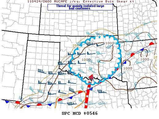 Mesoscale Discussion 546