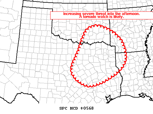 Mesoscale Discussion 568
