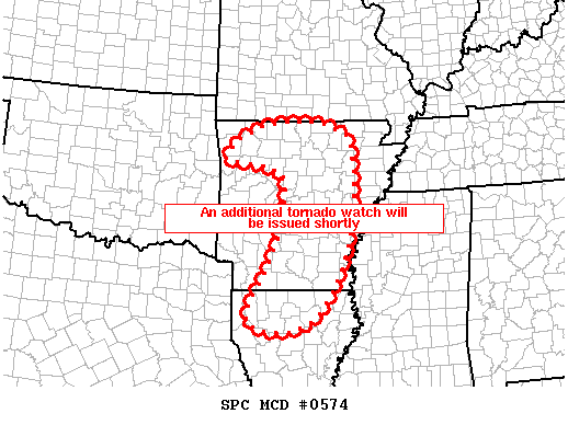 Mesoscale Discussion 574