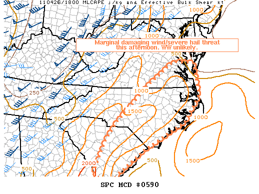 Mesoscale Discussion 590