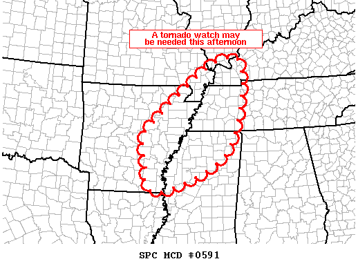 Mesoscale Discussion 591